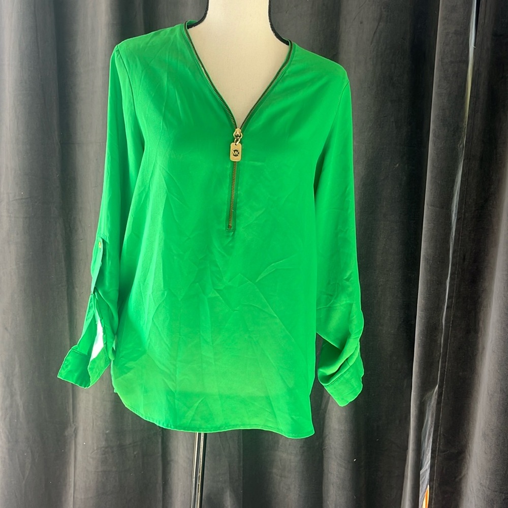 Michael Kors Green Blouse